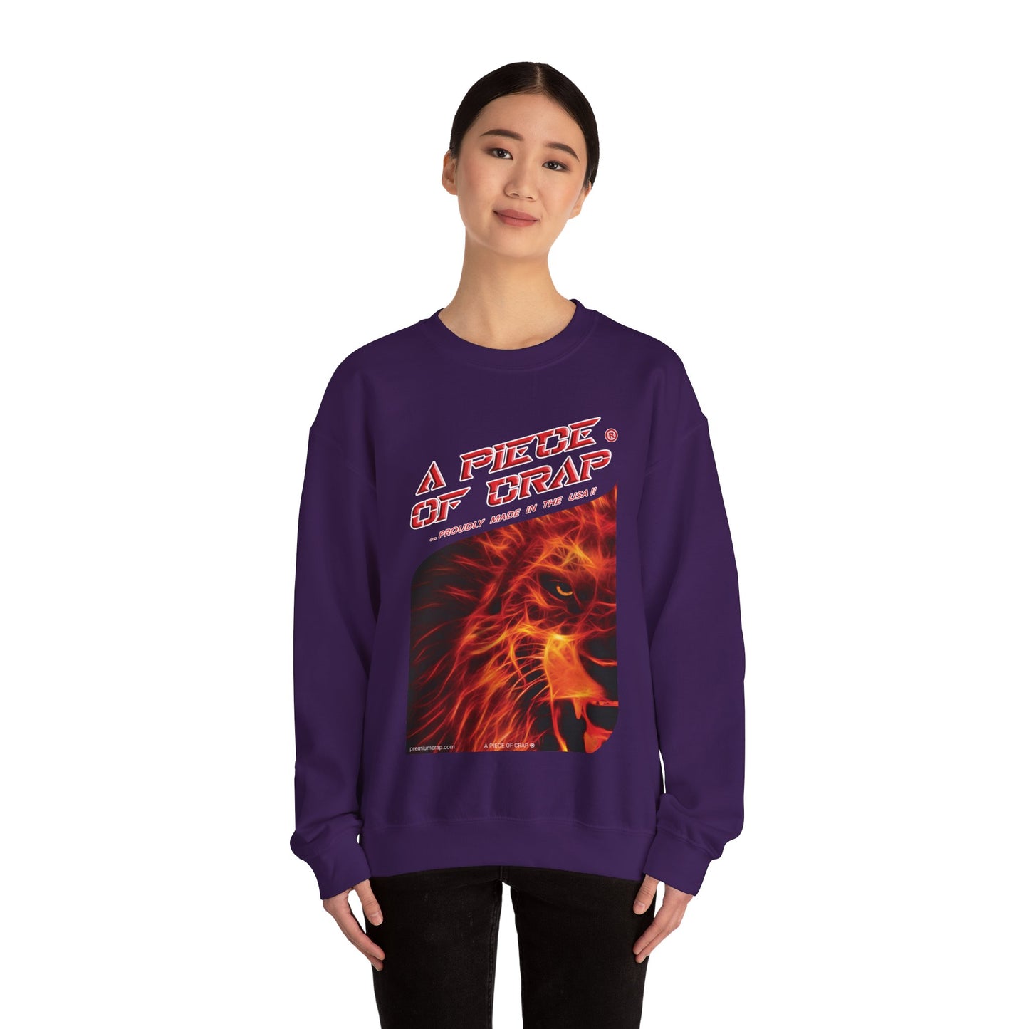 A Piece Of Crap Women's Heavy Blend Crewneck Sweatshirt