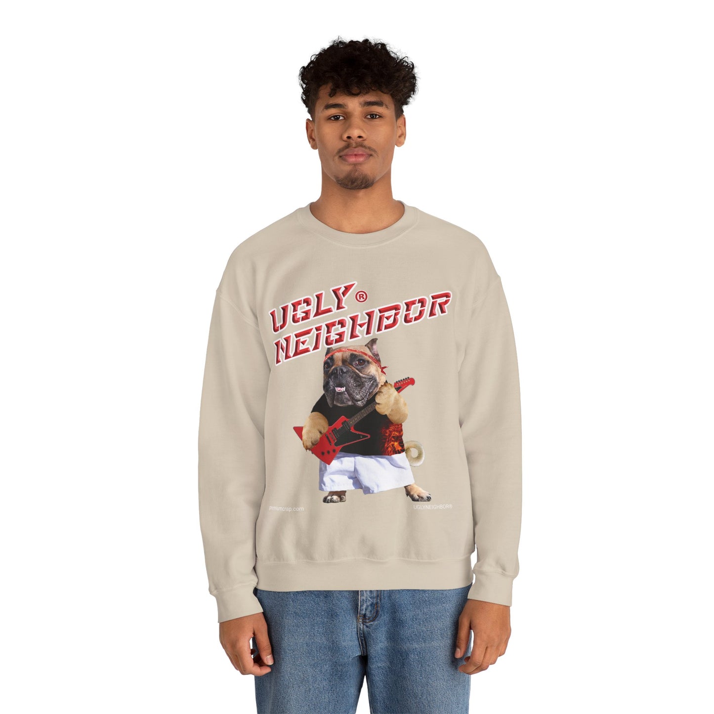 Ugly Neighbor Men's Heavy Blend Crewneck Sweatshirt