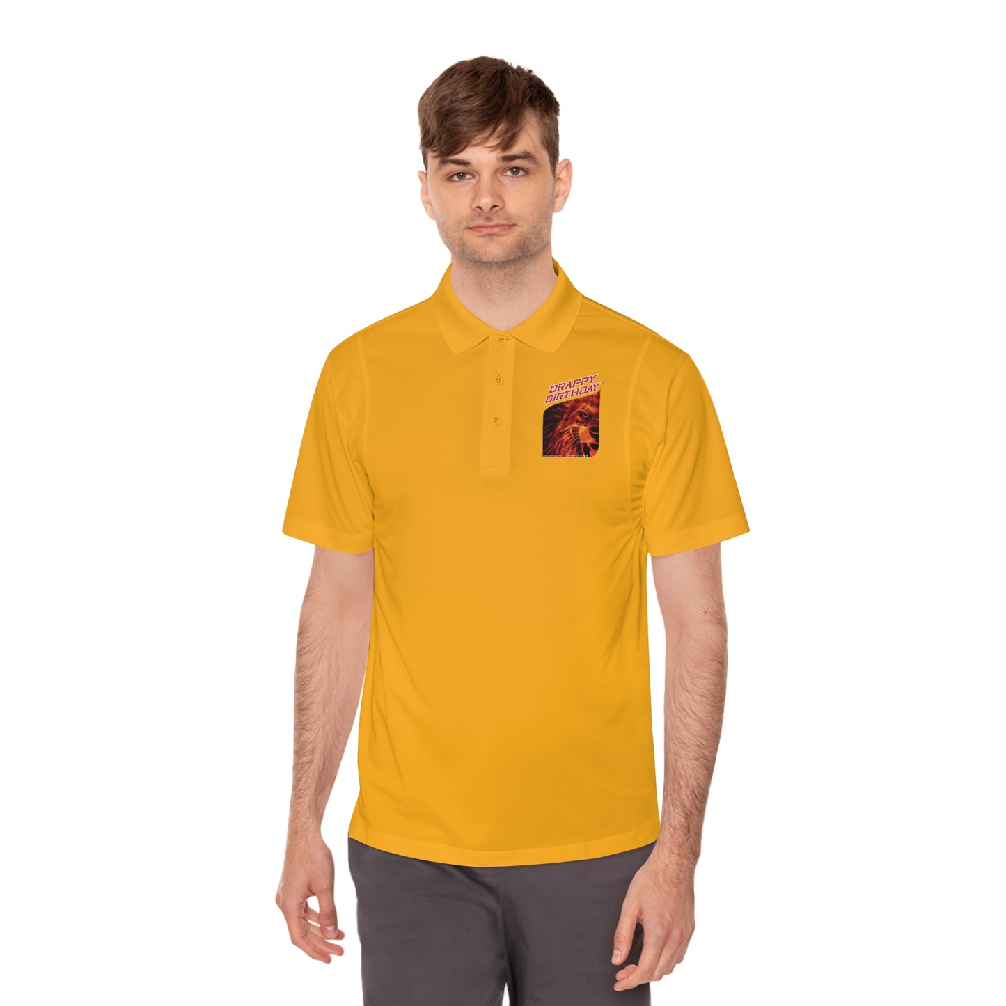 Crappy Birthday Men's Sport Polo Shirt