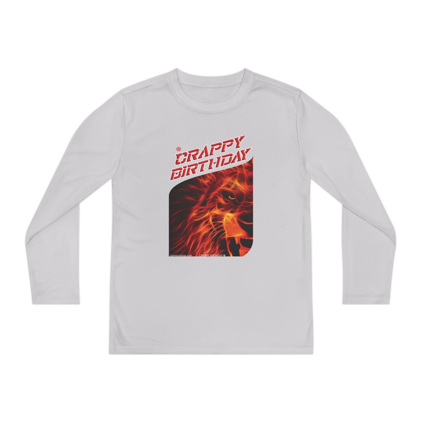 Crappy Birthday Youth Long Sleeve Competitor Tee