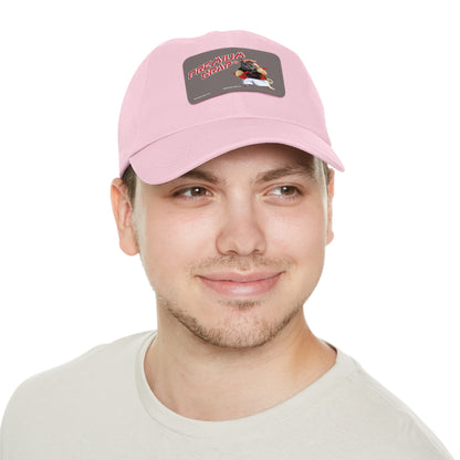 Premium Crap Dad Hat with Leather Patch (Rectangle)