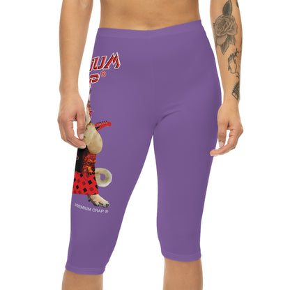 Premium Crap II Women’s Capri Leggings - Light Purple