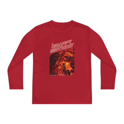 Crappy Birthday Youth Long Sleeve Competitor Tee