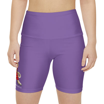 Premium Crap II Women's Workout Shorts  - Light Purple