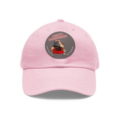 Ugly Neighbor II Dad Hat with Leather Patch (Round)