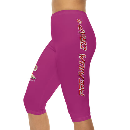 Premium Crap II Women’s Capri Leggings - Pink