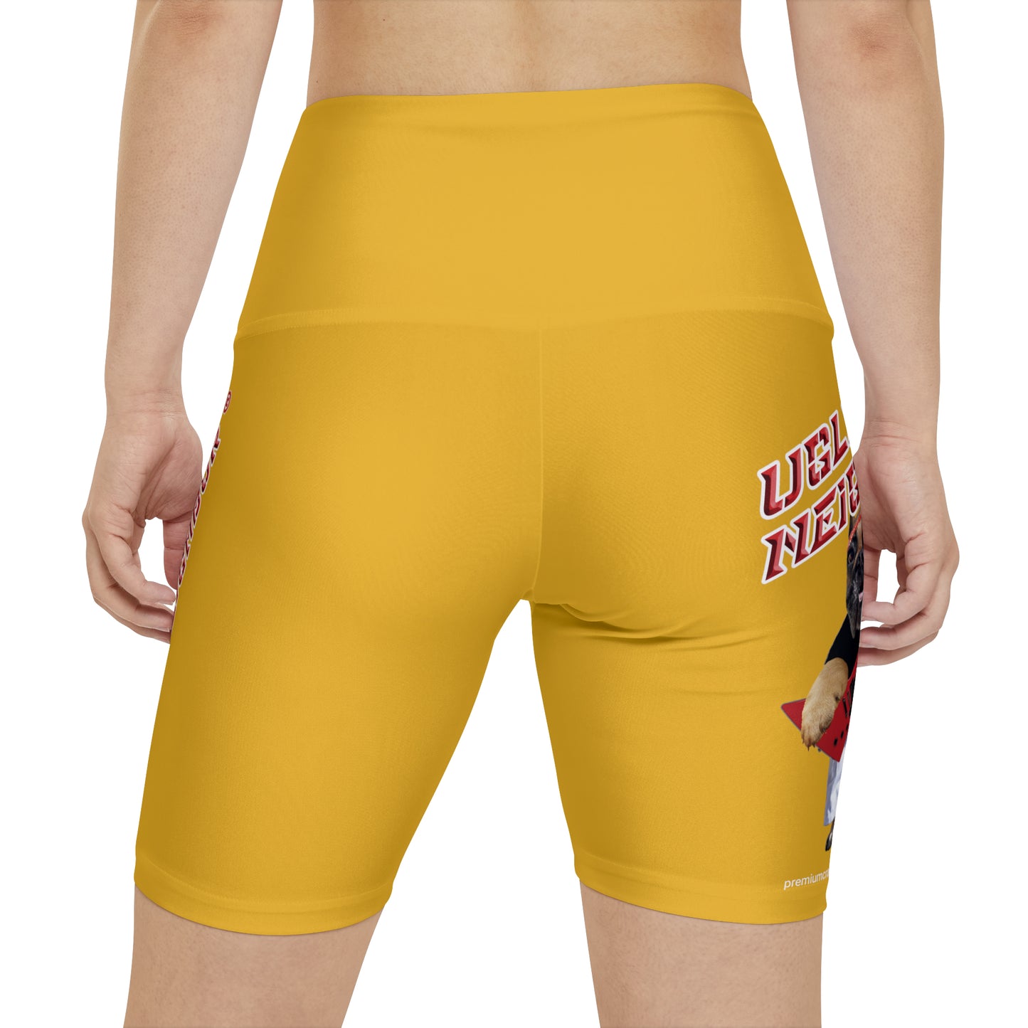 Ugly Neighbor WorkoutWit Shorts - Yellow