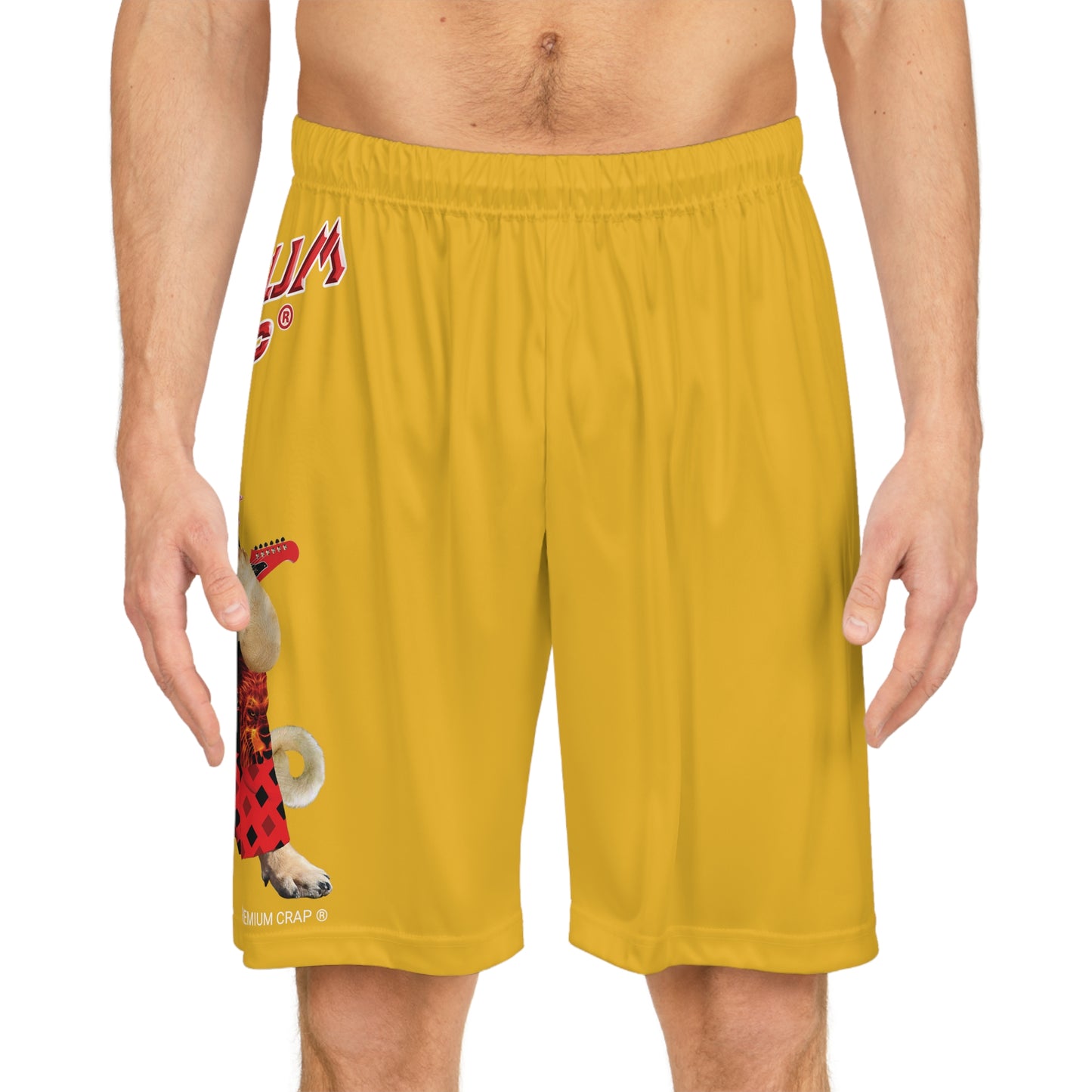 Premium Crap II Basketball Shorts - Yellow