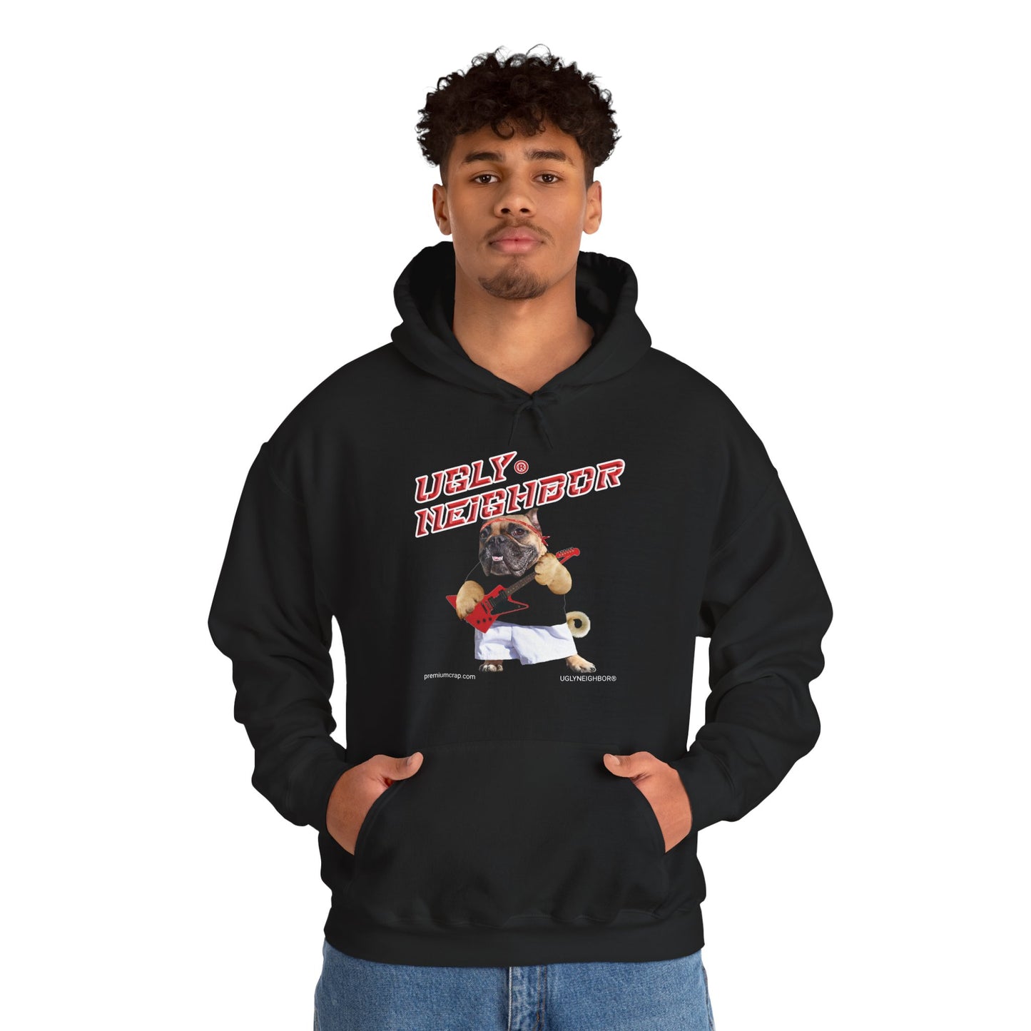 Ugly Neighbor Men's Heavy Blend Hooded Sweatshirt