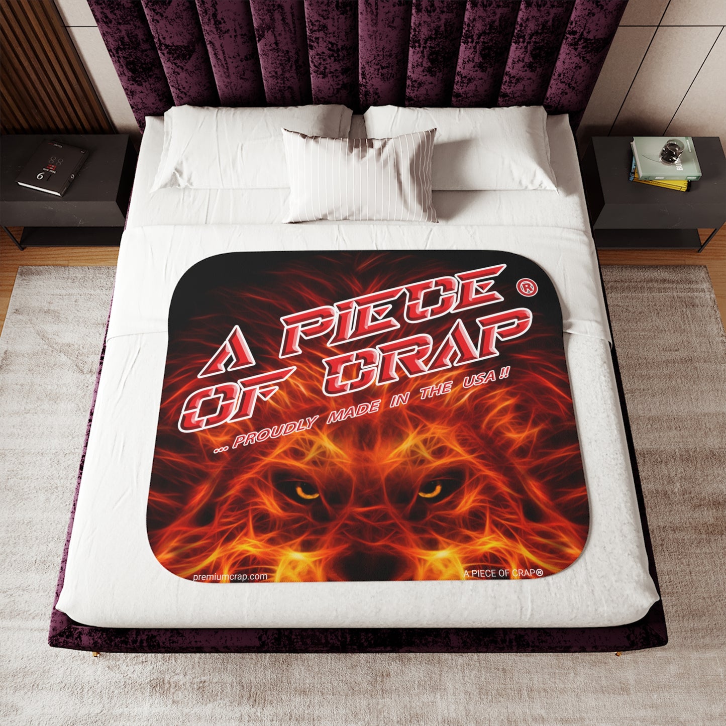 A Piece Of Crap Sherpa Blanket