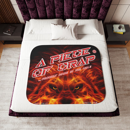 A Piece Of Crap Sherpa Blanket