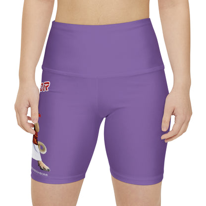 Ugly Neighbor WorkoutWit Shorts - Light Purple