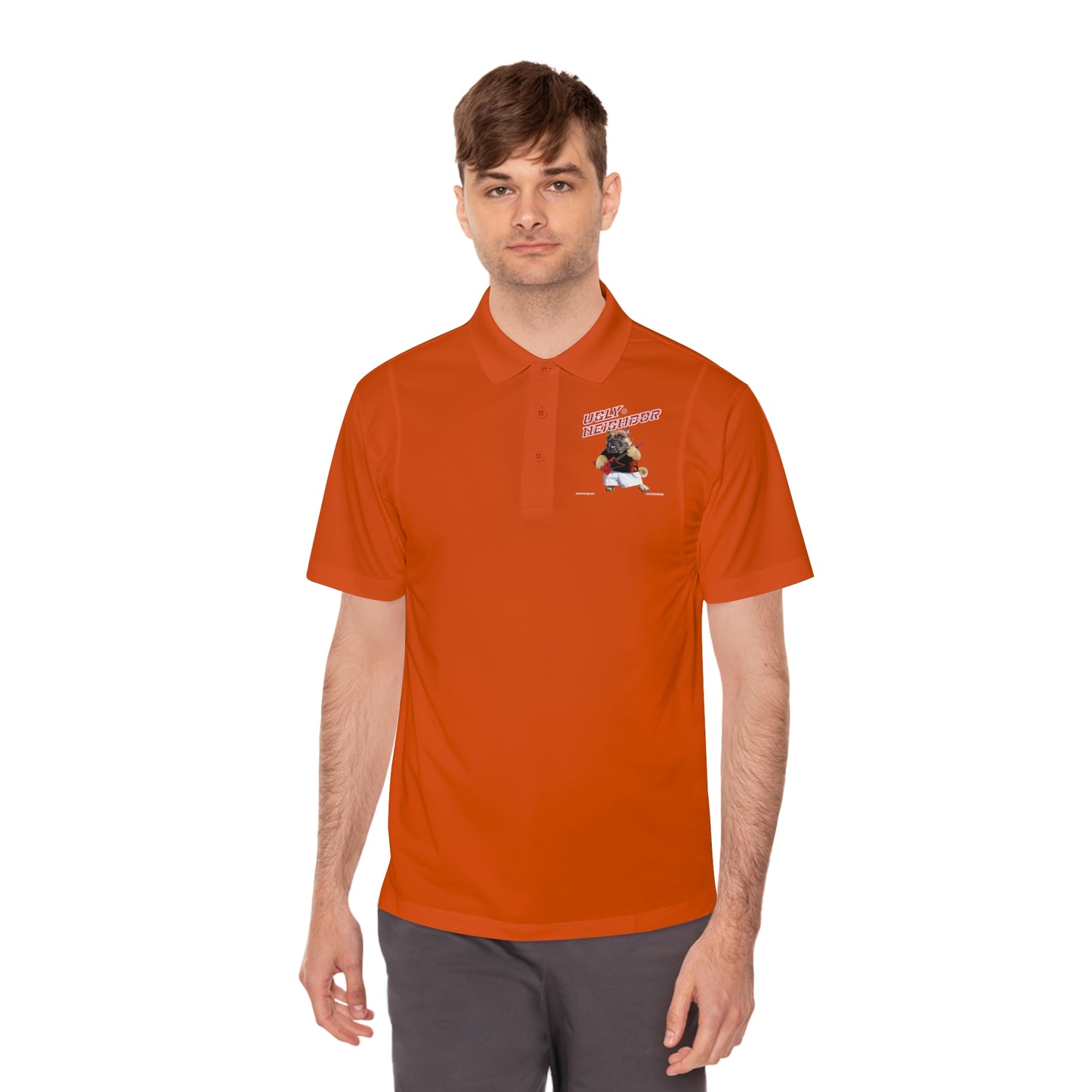 Ugly Neighbor Men's Sport Polo Shirt