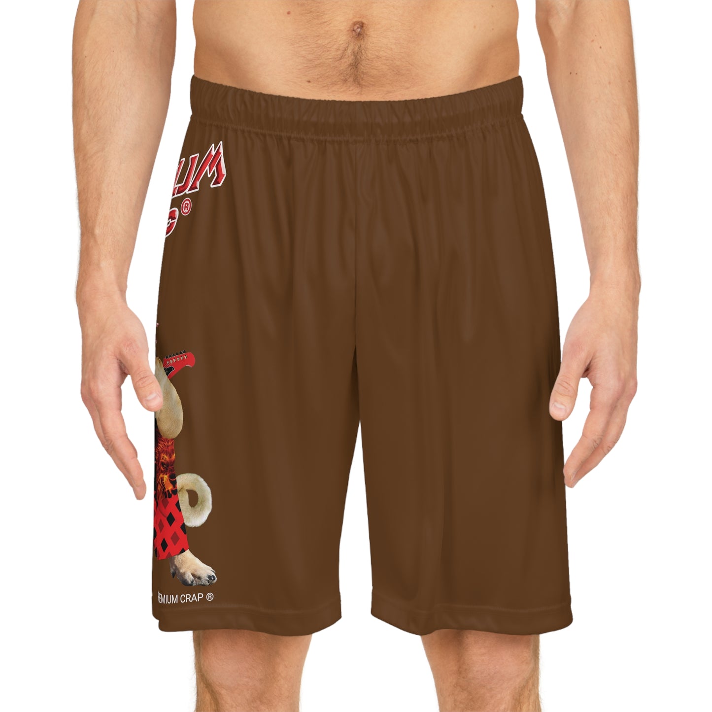 Premium Crap II Basketball Shorts - Brown