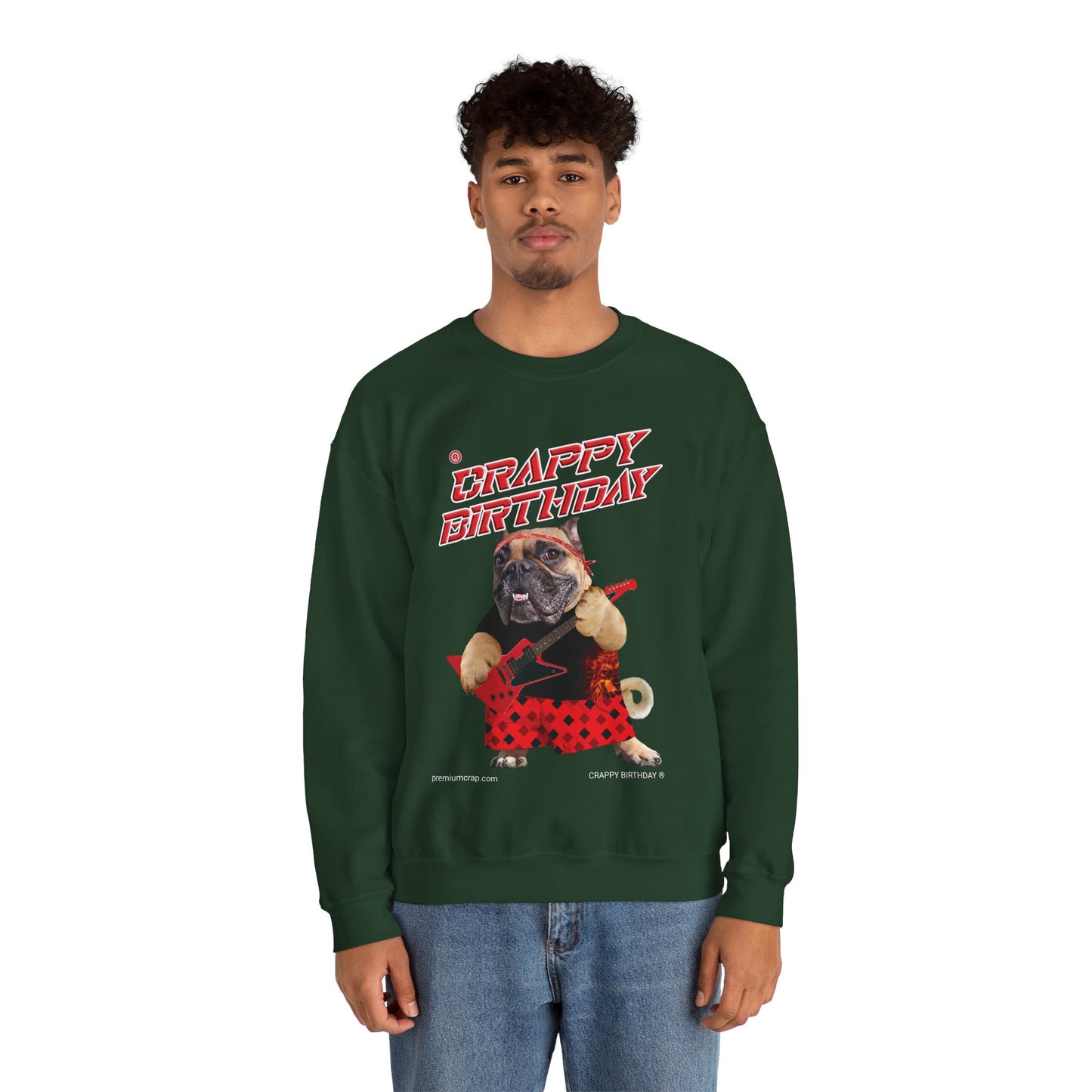 Crappy Birthday II Men's Heavy Blend Crewneck Sweatshirt
