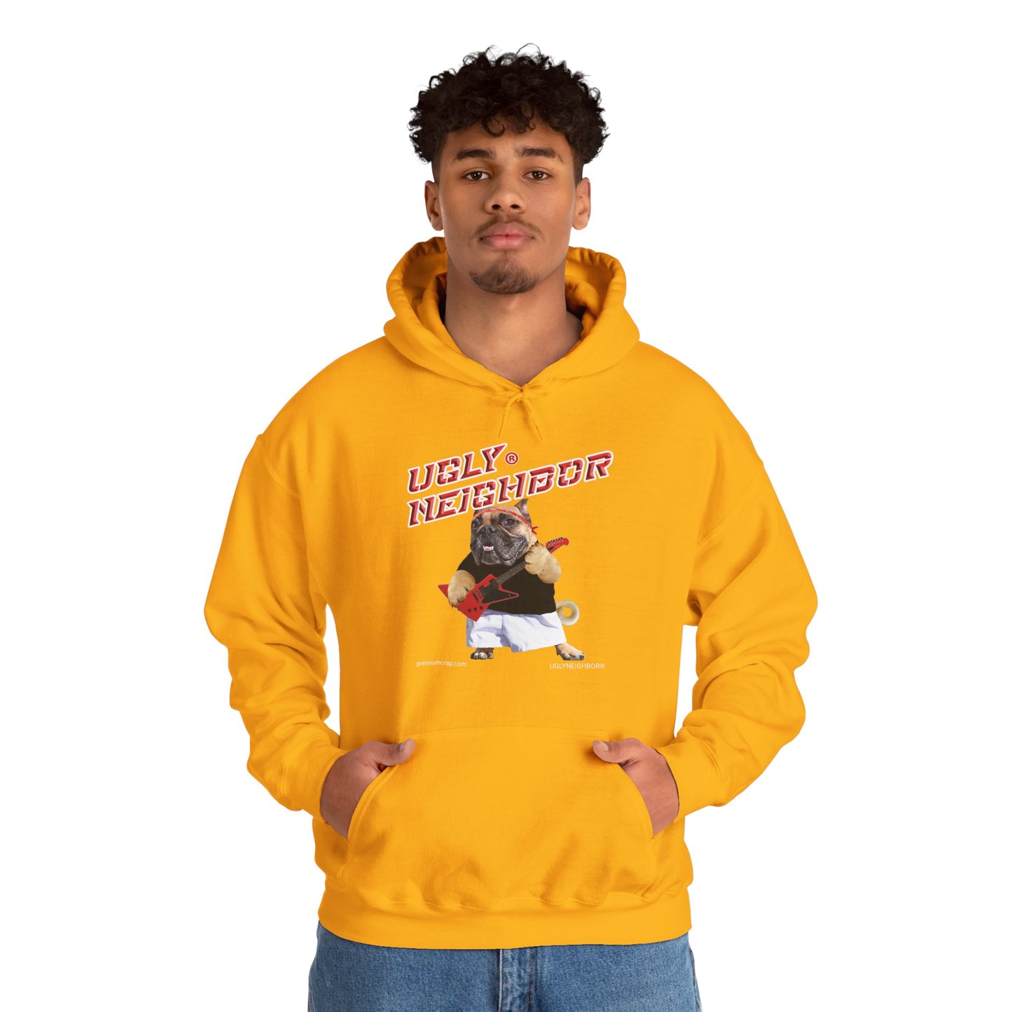 Ugly Neighbor Men's Heavy Blend Hooded Sweatshirt