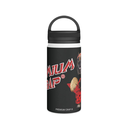 Premium Crap II Stainless Steel Water Bottle, Handle Lid