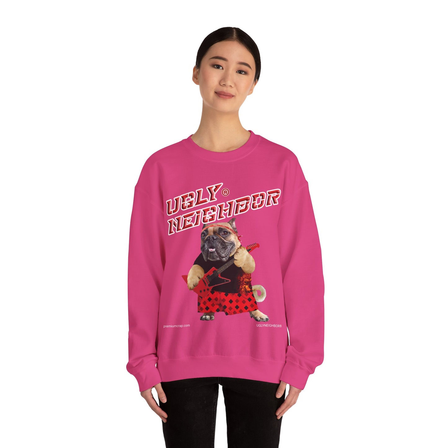 Ugly Neighbor II Women's Heavy Blend Crewneck Sweatshirt