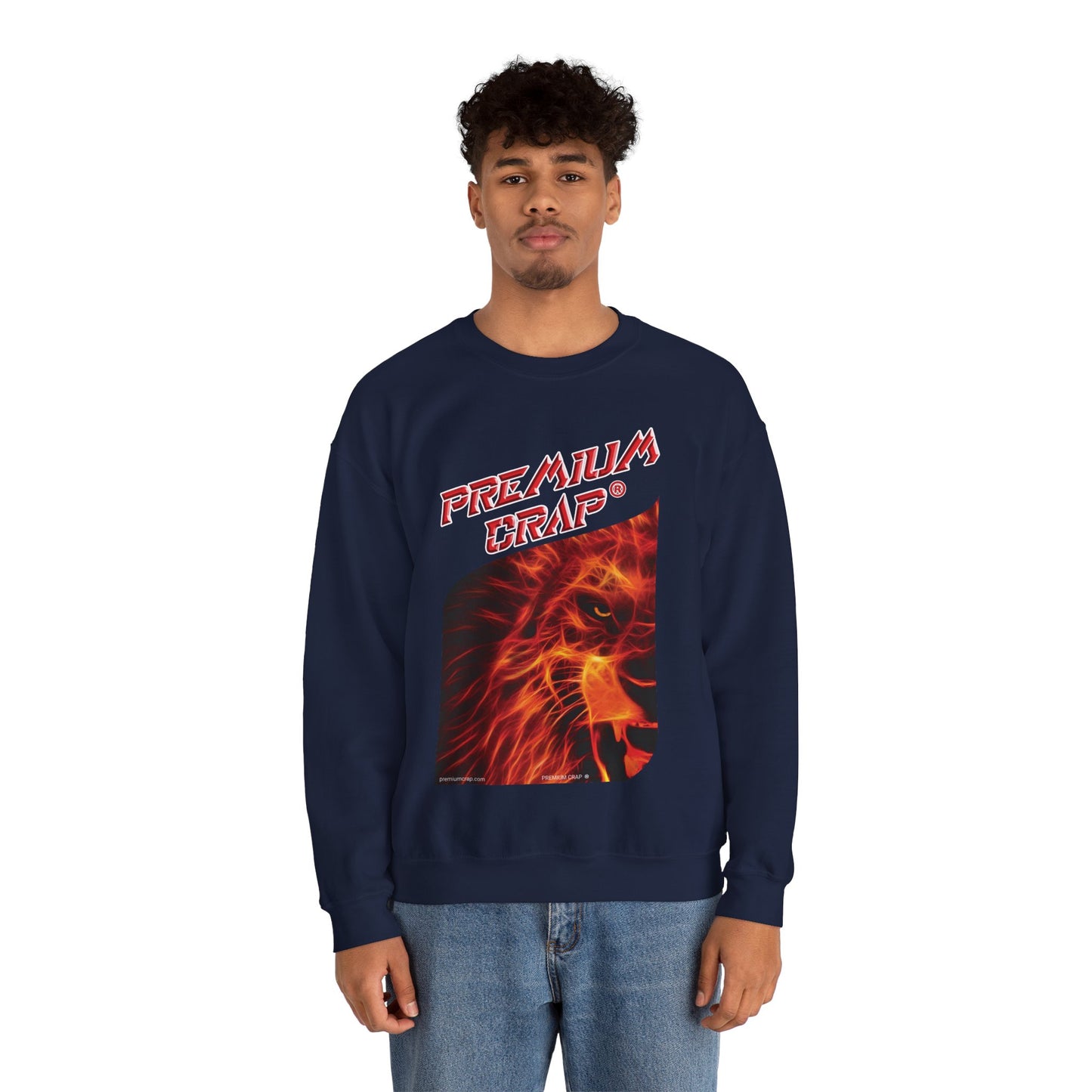 Premium Crap Men's Heavy Blend Crewneck Sweatshirt