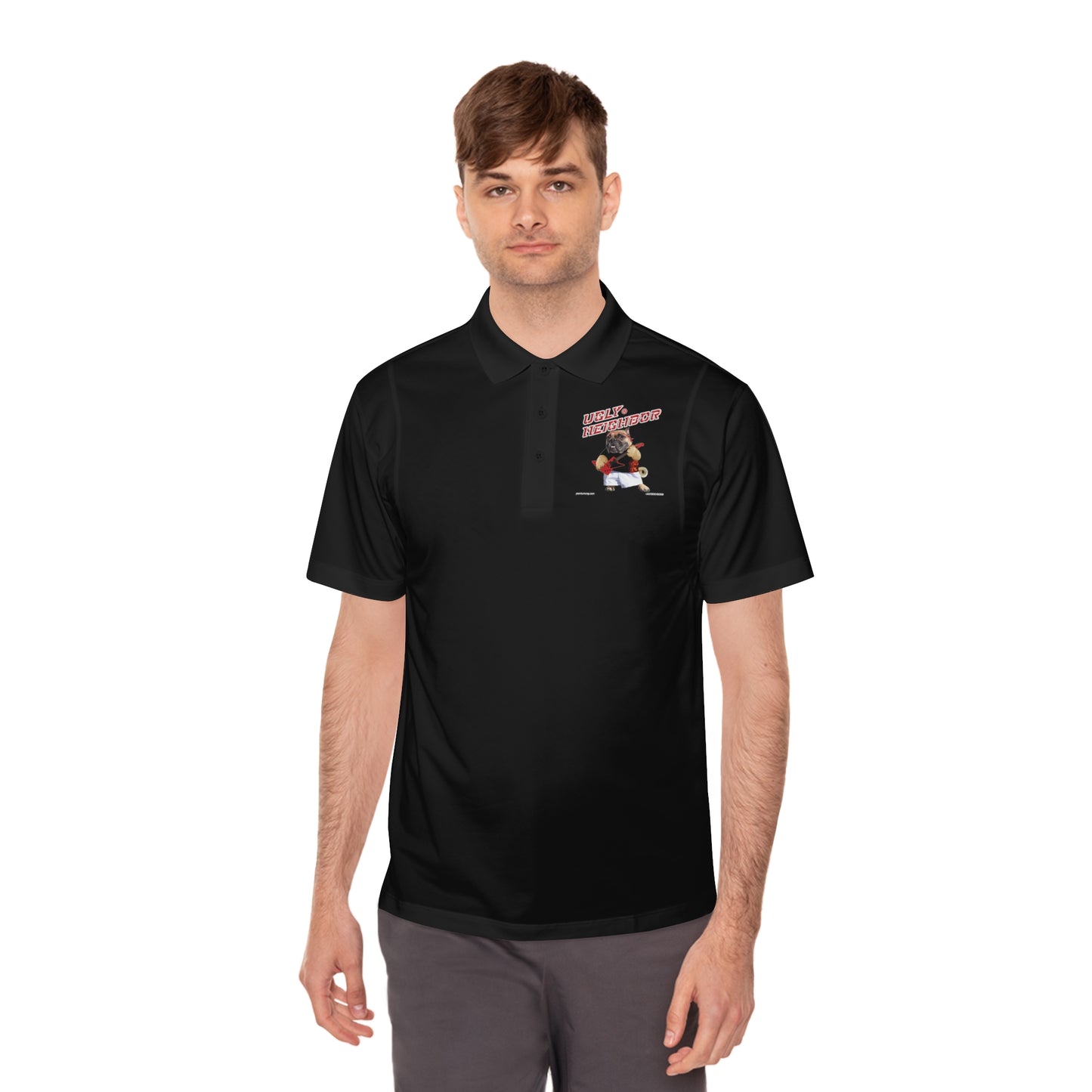 Ugly Neighbor Men's Sport Polo Shirt