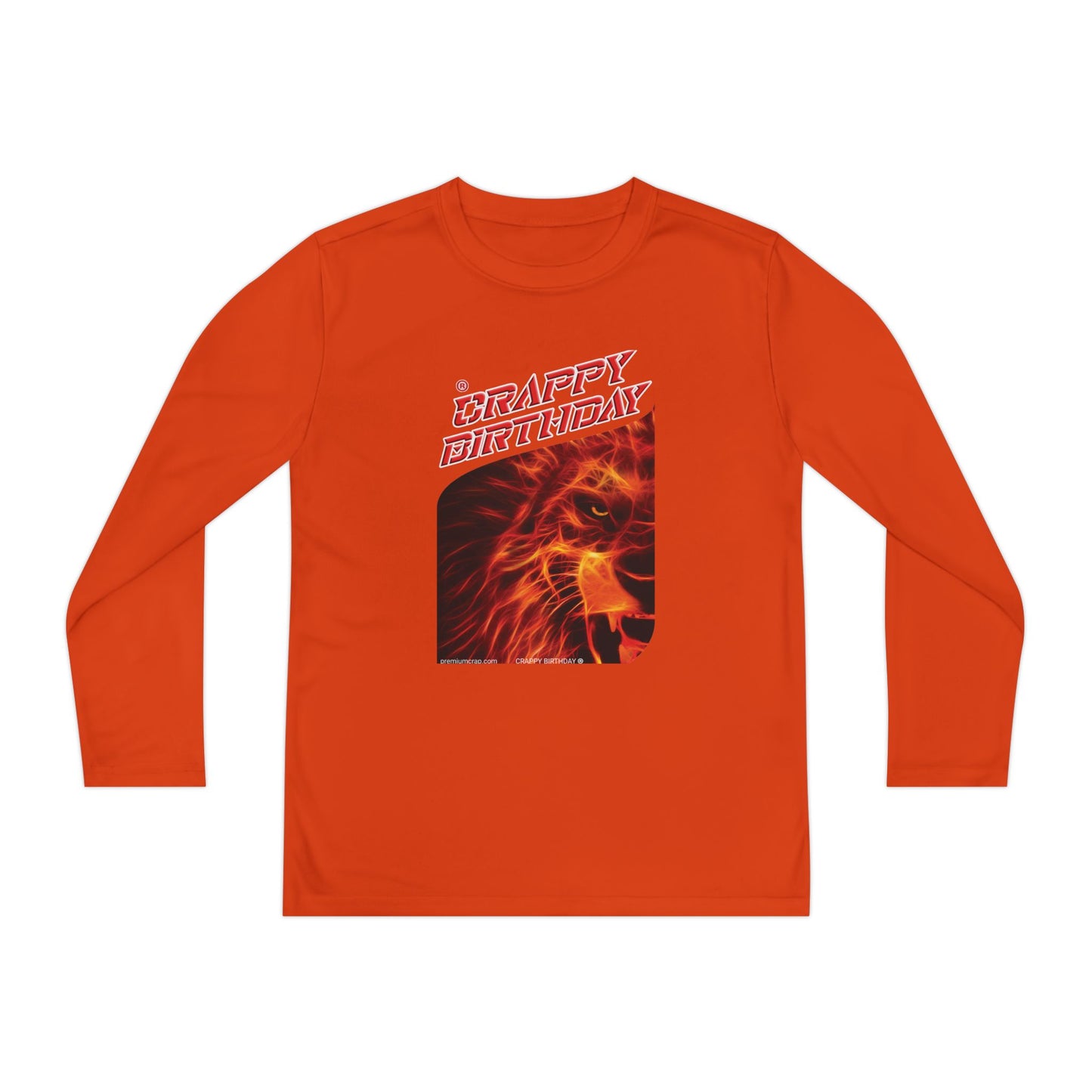 Crappy Birthday Youth Long Sleeve Competitor Tee