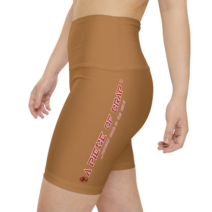 A Piece Of Crap WorkoutWit Shorts - Light Brown