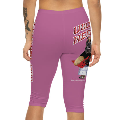 Ugly Neighbor Capri-Cious Leggings - Light Pink