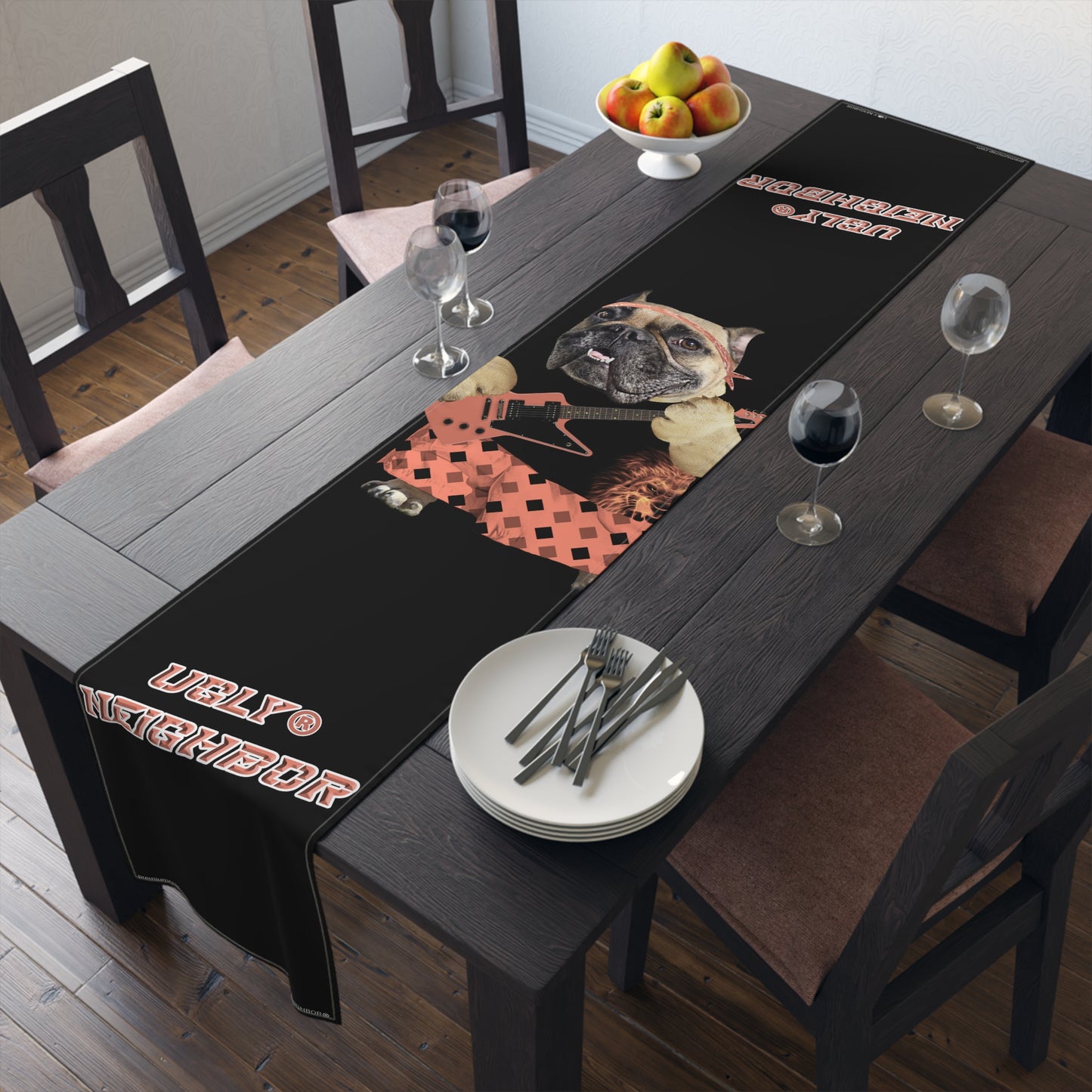 Ugly Neighbor II Table Runner