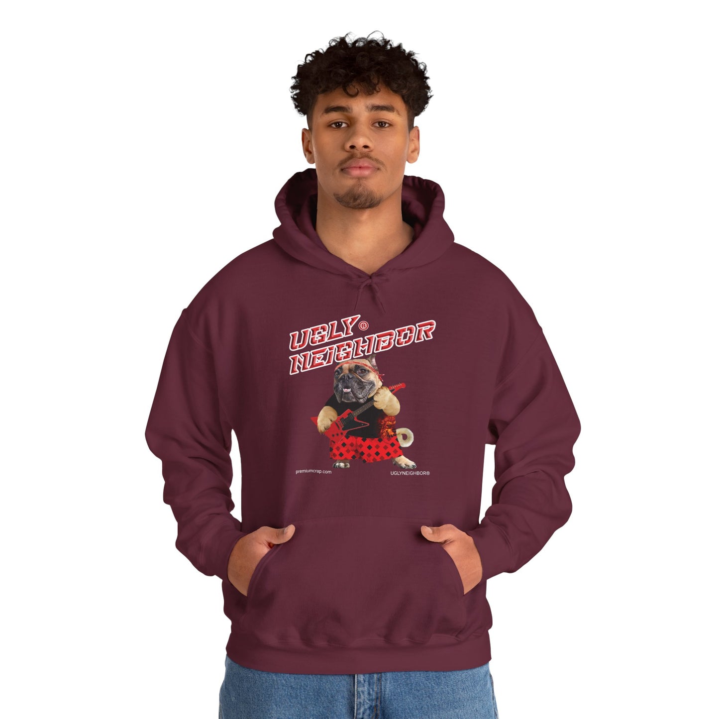 Ugly Neighbor II Men's Heavy Blend Hooded Sweatshirt