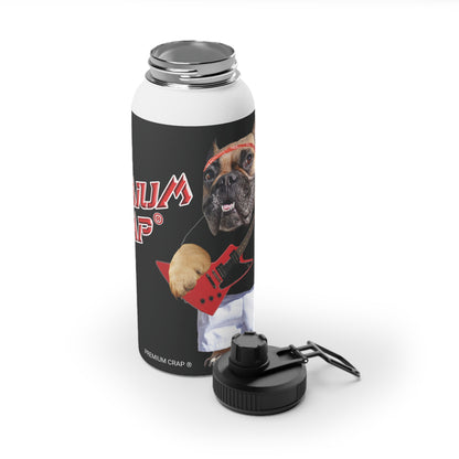 Premium Crap Stainless Steel Water Bottle, Sports Lid