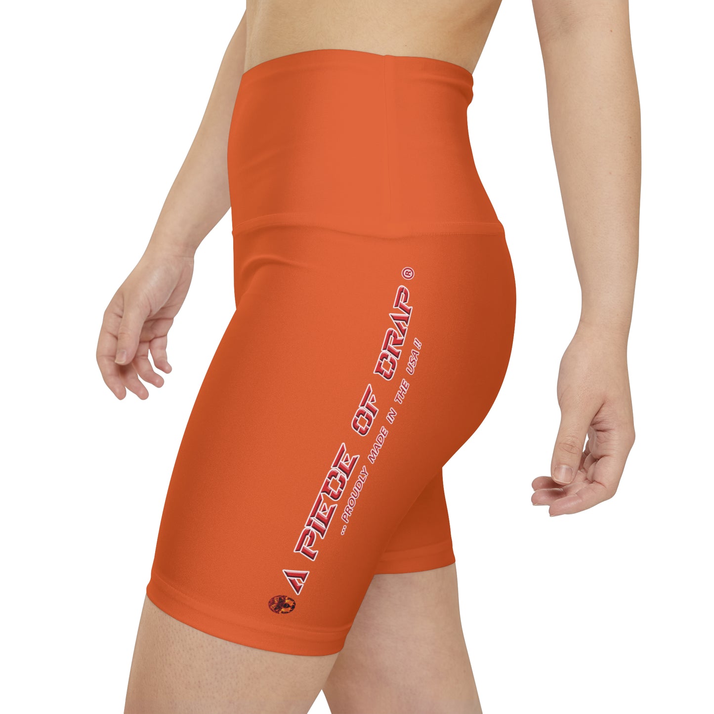 A Piece Of Crap WorkoutWit Shorts - Orange