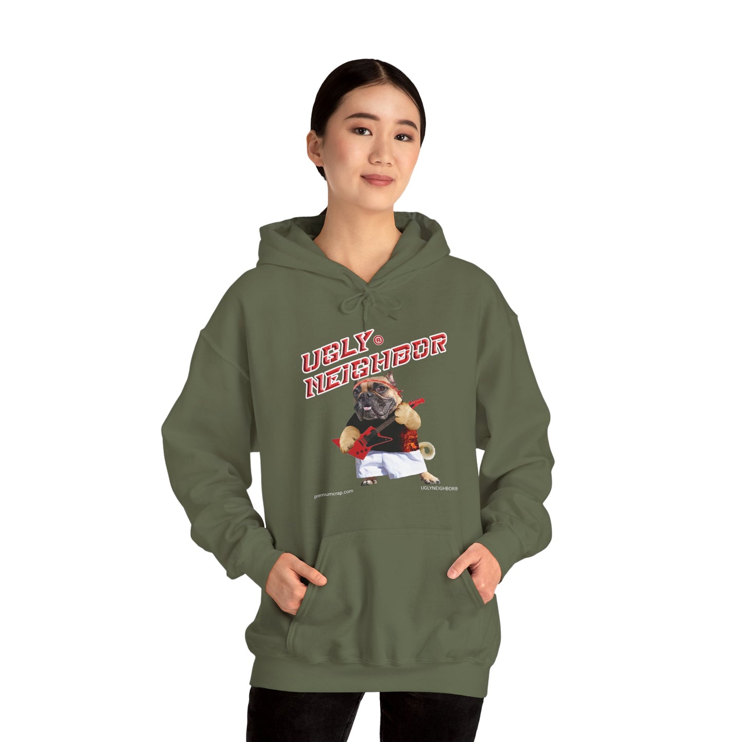 Ugly Neighbor Women's Heavy Blend Hooded Sweatshirt