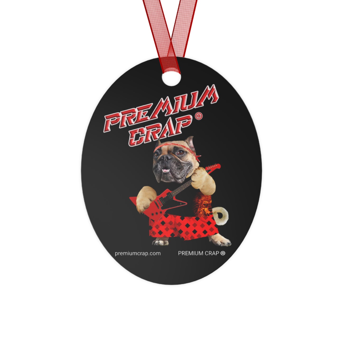 Premium Crap II Christmas Metal Ornaments