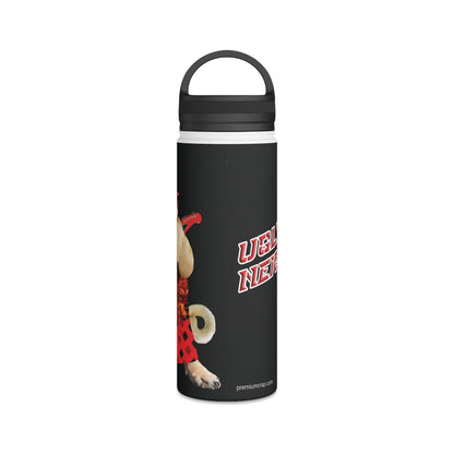 Ugly Neighbor II Stainless Steel Water Bottle, Handle Lid