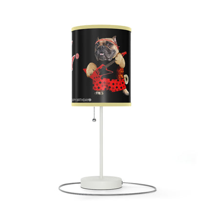 Crappy Birthday II Lamp on a Stand