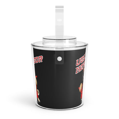 Ugly Neighbor II Ice Bucket with Tongs