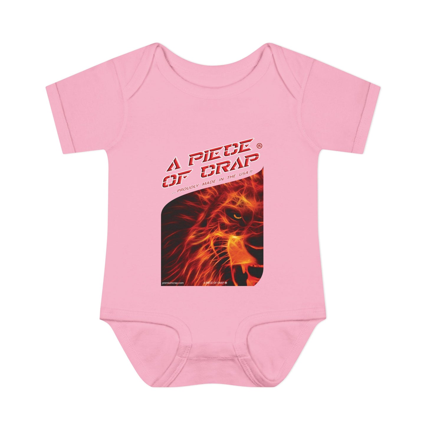 A Piece Of Crap Infant Baby Rib Bodysuit