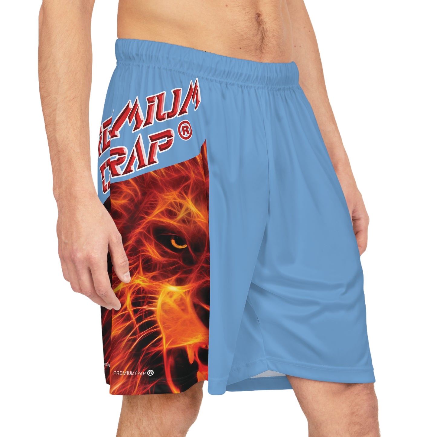 Premium Crap BougieBooty Baller Shorts - Light Blue