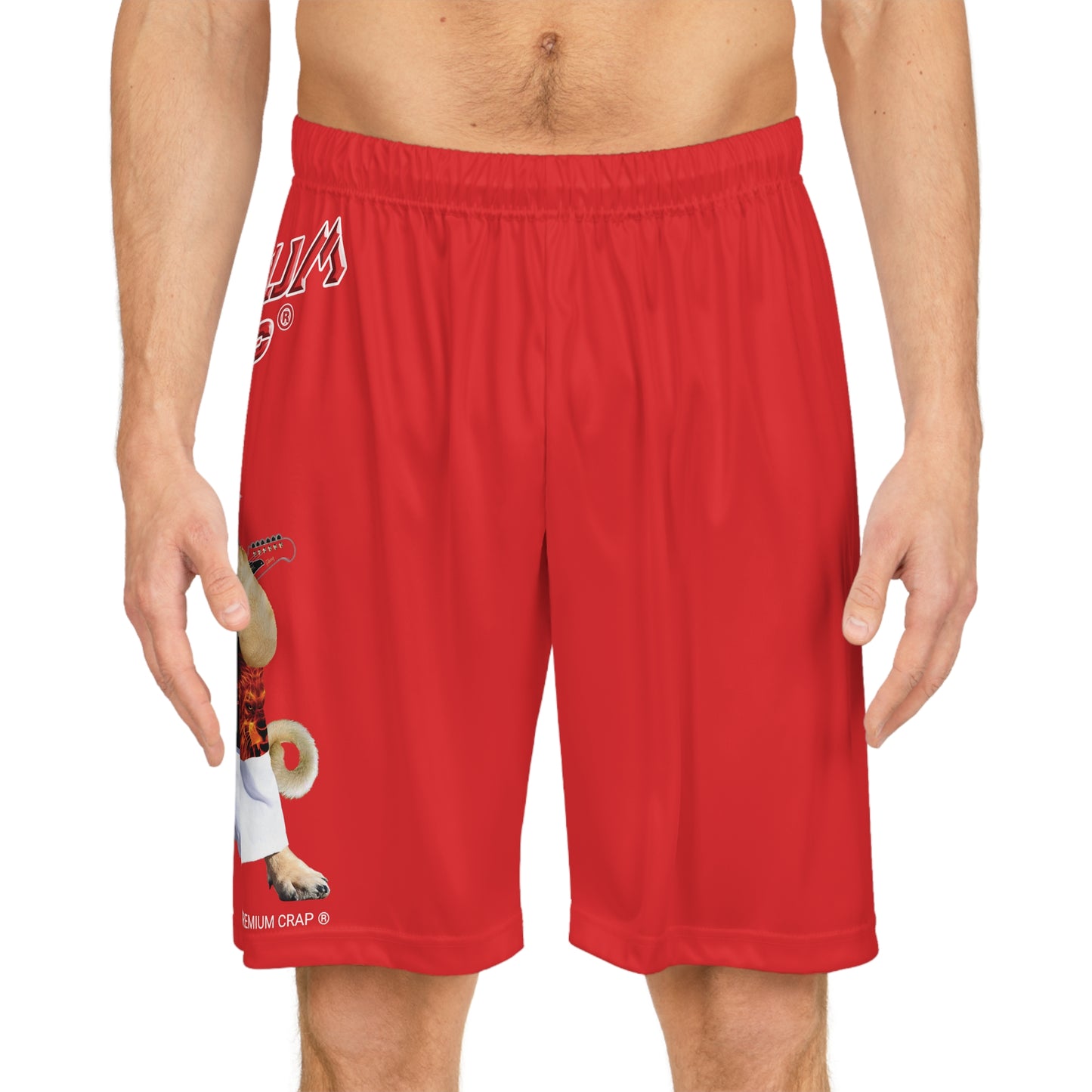 Premium Crap Basketball Shorts - Red