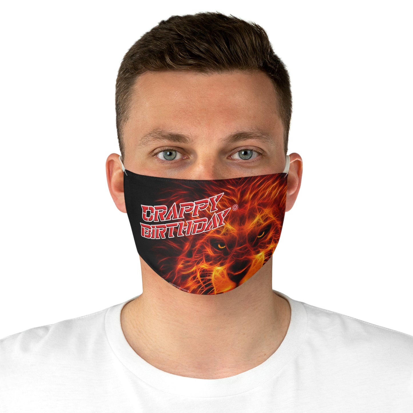 Crappy Birthday Fabric Face Mask