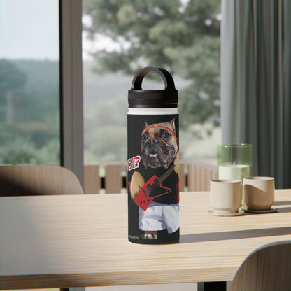 Ugly Neighbor Stainless Steel Water Bottle, Handle Lid
