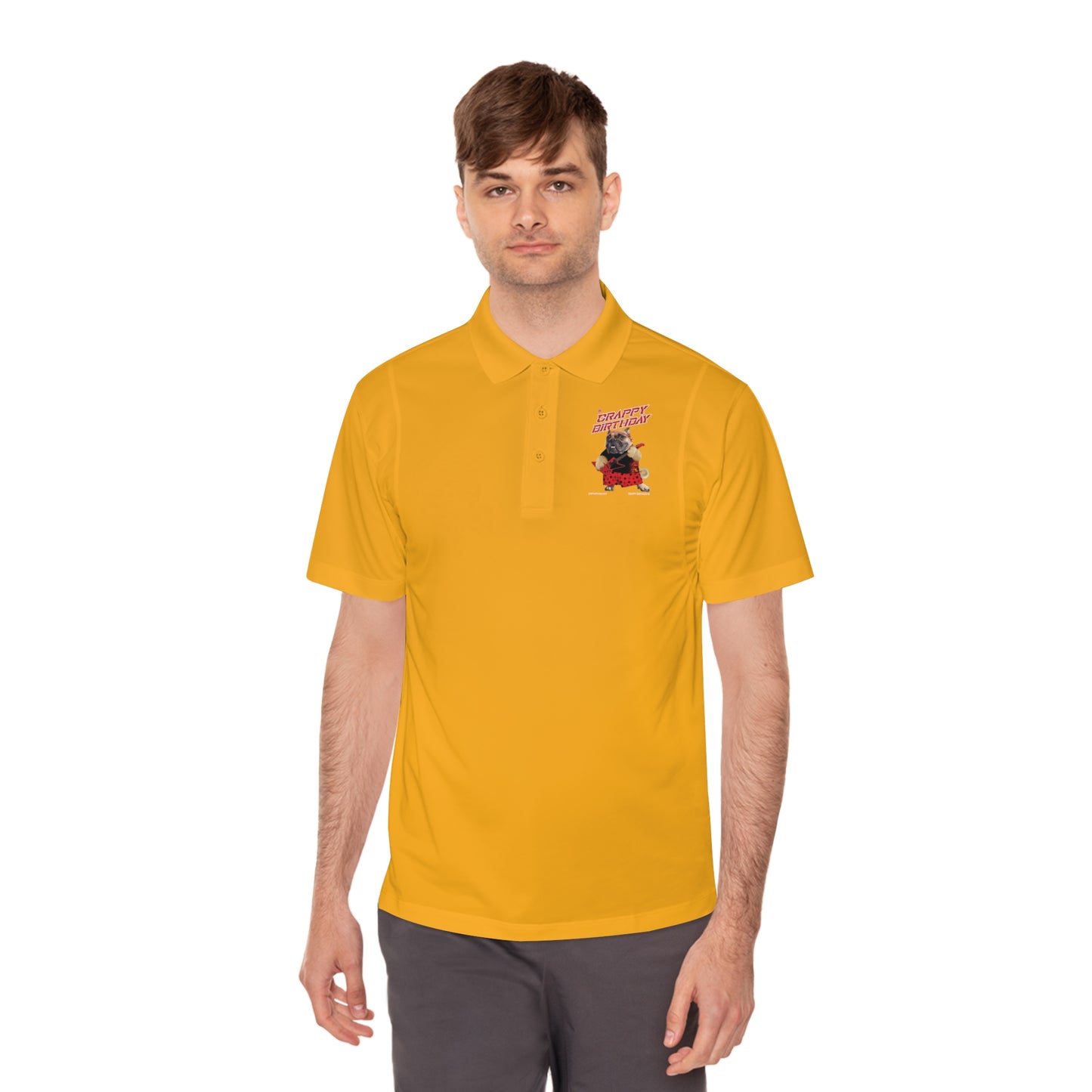 Crappy Birthday II Men's Sport Polo Shirt