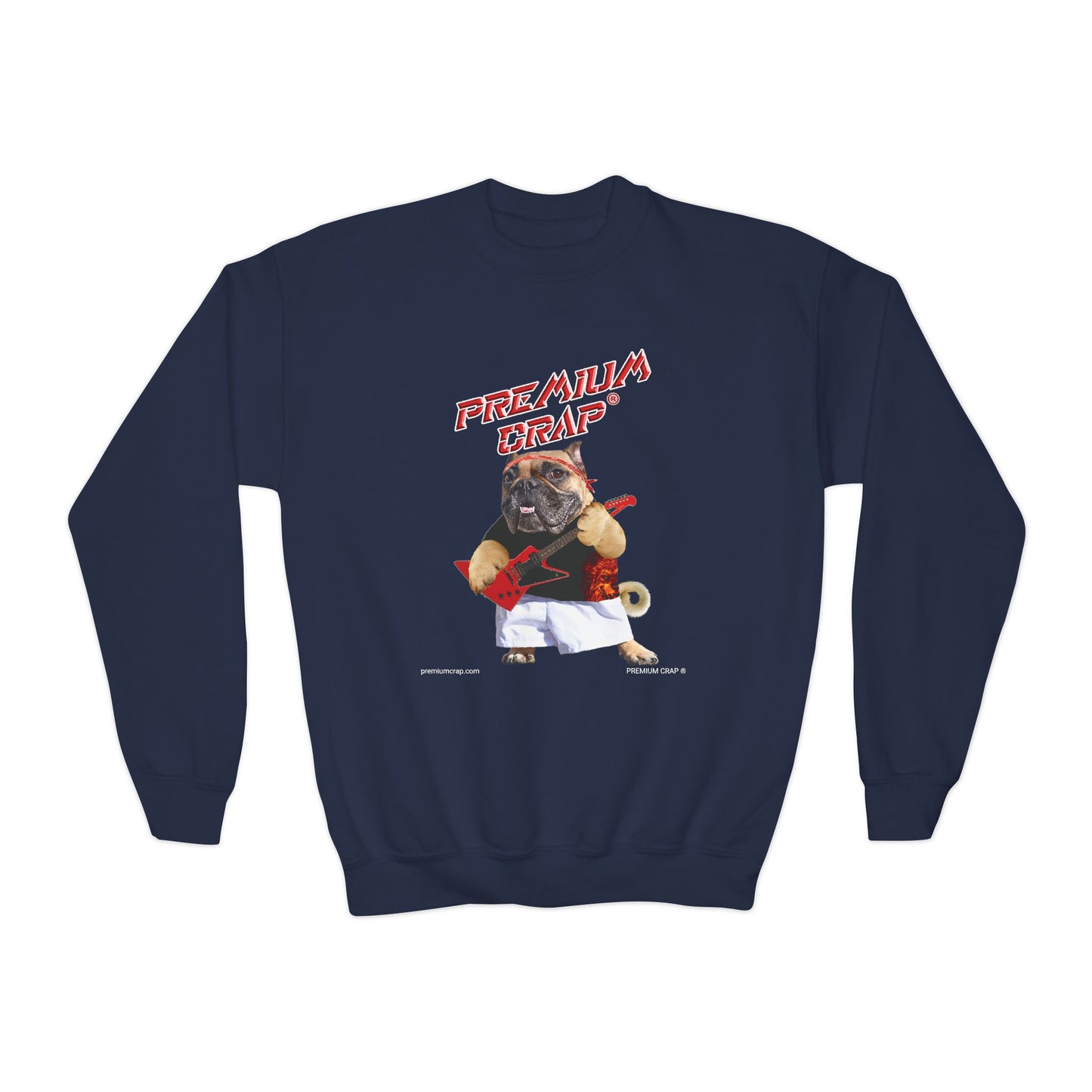 Premium Crap Youth Crewneck Sweatshirt