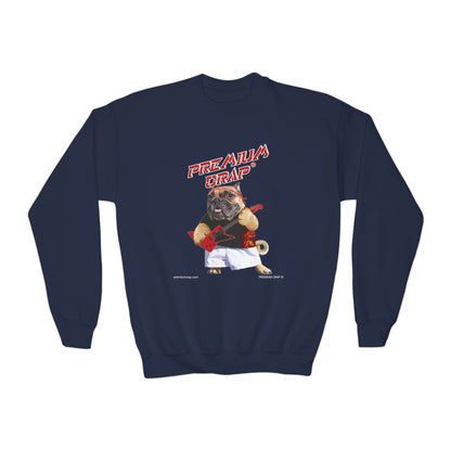 Premium Crap Youth Crewneck Sweatshirt