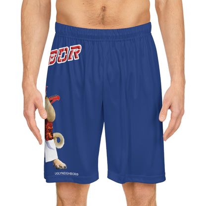 Ugly Neighbor BougieBooty Baller Shorts - Dark Blue