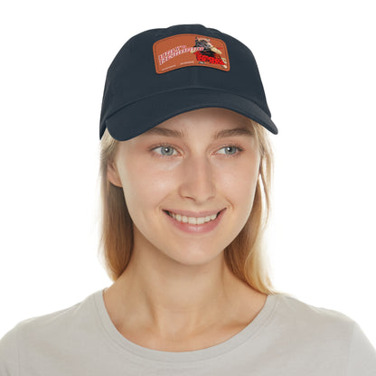 Ugly Neighbor II Dad Hat with Leather Patch (Rectangle)