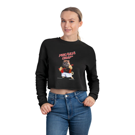 Premium Crap Women's Cropped Sweatshirt