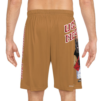 Ugly Neighbor BougieBooty Baller Shorts - Light Brown