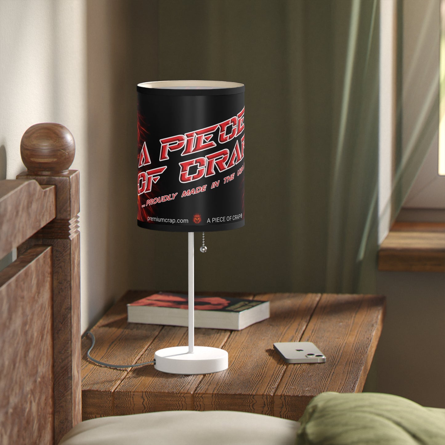 A Piece Of Crap Lamp on a Stand