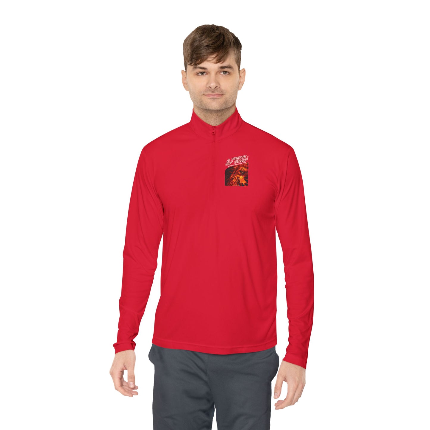 A Piece Of Crap Men's Quarter-Zip Pullover